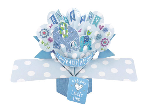 Picture of BABY BOY POP UP CARD